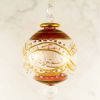 Blown Glass Egyptian Christmas Ornament