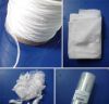 PLA fiber, 100% virgin fiber, white fiber