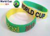 2014 Brazil football world cup silicone wristband