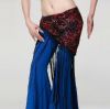 M-BL129 Women Belly Dance Chiffon Dress Costume Beaded Hip Scarf with