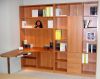 Professional cheap and simple design wooden bookcases manufacturer