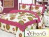 2014 Spring colorful Style Printed cotton quilt bedspread