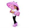 china wholesale plain small princess ear umbrella for kids