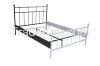 Hot Sale fashion modern wrought iron double bed metal bed