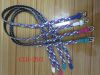 Plaiting colourful fashion PU belts