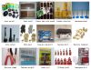 supply  tyre seal, cold patch, tyre valve, battery terminal, balance weight and some tyre repair tools.