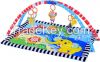 Lovely animals beach baby play mat