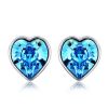 Sell Fashion Crystal Stud Earrings with Rhodium Plating