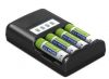 4slot AA/AAA LCD Battery fast Charger