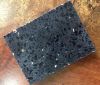 Stellar black quartz stone for countertop