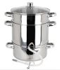 4pcs Stainless steel juice steamer , juice pot, juice despenser