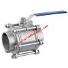 3PC DIN ball valve