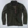 Mens washed cotton coats