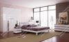 High gloss bedroom furniture solid wood component modern style