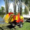 DP series industrial self powered wood chipper with diesel engine