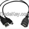 USB OTG Cable, 2.0 USB data cable with power Supplier
