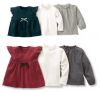 Girl spring&autumn 3pcs clothing sets  2pcs long sleeves Tshirts and 1pc fleece waistcoat