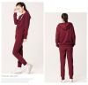 Girl's sportswear sets Lady's hooded jacket and pants