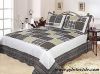 Sell BR2404 polyester or cotton patchwork quilt bedding set bedspread