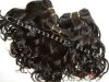 6a grade natural wave unprocessed Brazilian virgin human hair weaving  natural black color 100g one piece