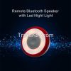 Remote LED night-light with wireless bluetooth speaker