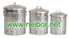 galvanized storage cans 4L 7L 10Litres, waste bins, storage bins, dustbins, trash cans
