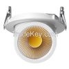 30w dimmable cob led gimbal downlight 220V with CE ROHS FCC V0