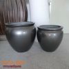 FRP high strength resin material landscape flowerpot, outdoor green flower planter