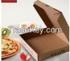 Disposal paper pizza box, accept customed