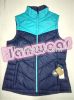 Women down vest in contrast vest-H2015V1