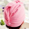 Hot selling household microfiber hair fast dry towel turban