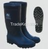 Black PVC rain boots JW-101