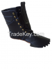 Leather boot shoe upper