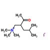 (2-Acetyl-4-methylpentyl)trimethylammonium iodide