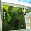 real look and touch artificial green art plant wall wholesale