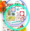 cross stitch embroidery hoops colorful plastic ring hoops