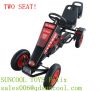 Pedal go kart with two seats