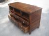 solid wooden chest