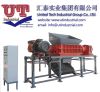 waste tyre recycling management / double shaft shredder / two rotors shredder / rubber recycling machine /high capacity from factory / with PLC