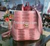 Backpack Genuine Sea Snake & Cow Leather in Pink Color