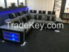 Bespoke Corner Sofa with LED Shelving