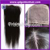 Golden Hair High Quality Virgin Remy Brazilian Human Hair Silk Top Closure