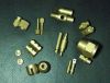Sell brass fittings: terminal, brass nut, copper core, insert nut