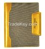 PU wrapped notebook with customized personal logo_China Printing Factory
