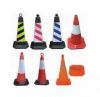 Traffic sign, traffic rubber cone