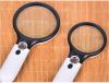 45X Handheld Magnifier 3 LED Light Reading Magnifying Glass Lens Jewelry Loupe