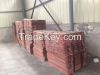 copper cathodes 99.96% min. purity