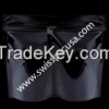 1OZ / 30G BLACK (SUP) STAND UP POUCH WITH ZIPPER