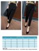 Women Black Pants Plus Size M-6XL LP1556