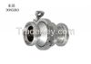 Sanitary stainless steel male thread check valve